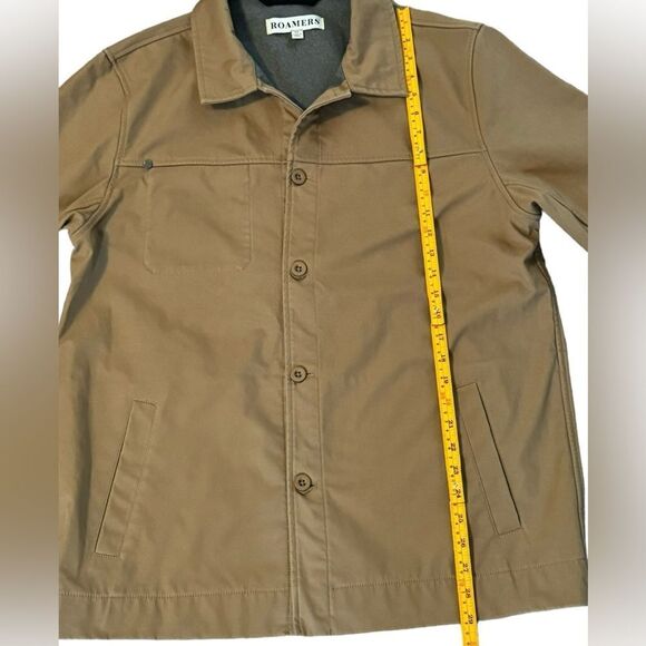 Roamers Long Sleeve Collared Button Up Jacket Coat. Outerwear. Pockets. XL. - Picture 5 of 9